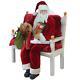 Northlight 6 Foot Life-size Plush Christmas Santa Claus Figure With Presents
