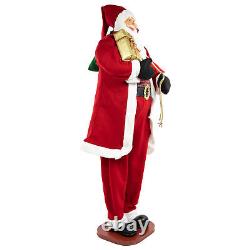 Northlight 72 Country Santa Claus Standing Christmas Figure