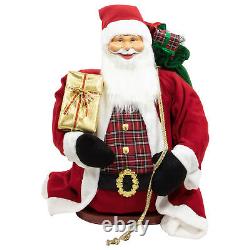 Northlight 72 Country Santa Claus Standing Christmas Figure