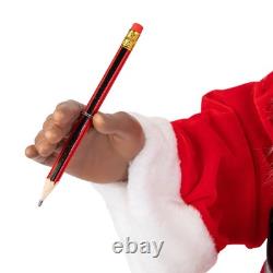 Northlight Lighted and Animated Musical African American Santa Christmas