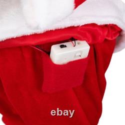 Northlight Lighted and Animated Musical African American Santa Christmas