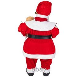 Northlight Lighted and Animated Musical African American Santa Christmas