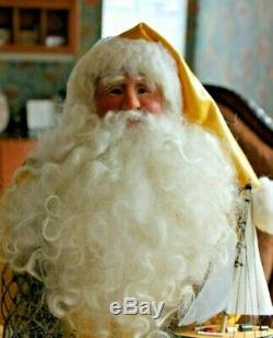 OOAK Artisan Hand Crafted Santa Claus Fisherman Sea Captain by Sharon Overgard