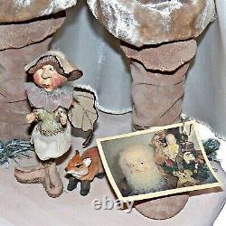 OOAK Patricia Hinch Originals Artist Doll The Northman Santa Woodland Elf 30 in