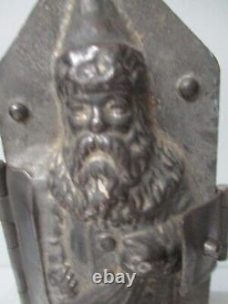 Old Christmas Chocolate Mold Belsnickle Santa Claus w Toy Bag