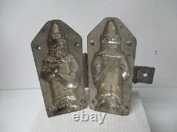 Old Christmas Chocolate Mold Belsnickle Santa Claus w Toy Bag