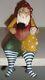 Old Paige P Koosed Carved Wooden Santa Claus Elf On Shelf Figurine 10 Christmas