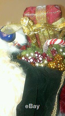 Olde Style Santa Claus Decoration Approximately 30 Inches