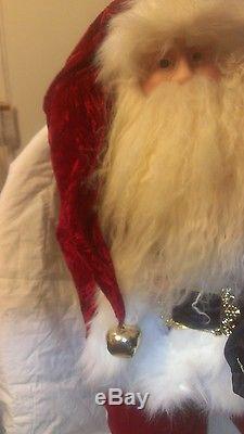 Olde Style Santa Claus Decoration Approximately 30 Inches