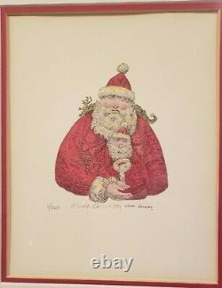 Oliver Grimley (1920 2013) Santa Claus 1/750 Print Pencil Signed