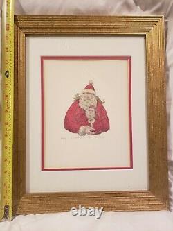 Oliver Grimley (1920 2013) Santa Claus 1/750 Print Pencil Signed
