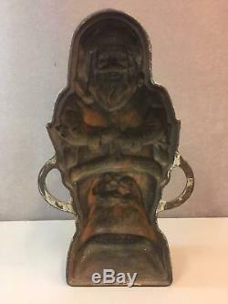 Original Antique Griswold Santa Claus cake mold-Front of mold only