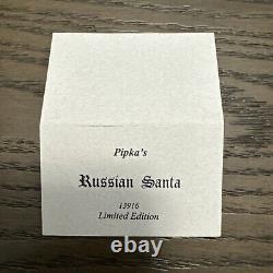 PIPKA 1997 Russian Santa With Staff & Original BOX 11 Excellent CONDITION #1308
