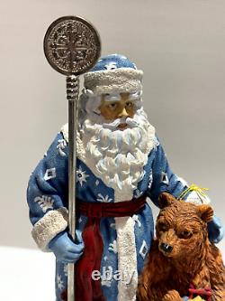 PIPKA 1997 Russian Santa With Staff & Original BOX 11 Vintage #1308