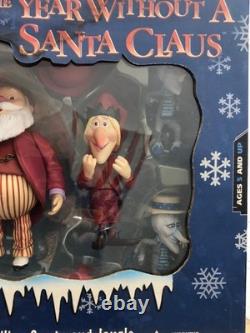Palisades The Year Without a Santa Claus Snow Miser Jangle Figure Set Rough Box
