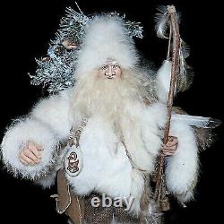 Patricia Hinch Originals Artist Doll Mountain Man Santa Woodland Trapper 21 inch