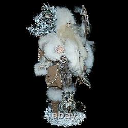 Patricia Hinch Originals Artist Doll Mountain Man Santa Woodland Trapper 21 inch