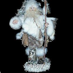 Patricia Hinch Originals Artist Doll Mountain Man Santa Woodland Trapper 21 inch