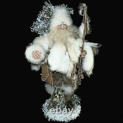 Patricia Hinch Originals Artist Doll Mountain Man Santa Woodland Trapper 21 inch