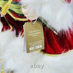 Pier 1 Kringle Collection Santa Claus Christmas Figure 19 Checking It Twice
