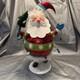Pier 1 One Vintage Santa Claus Bobble Christmas Glitter Tree Lights 13.5 G/vguc