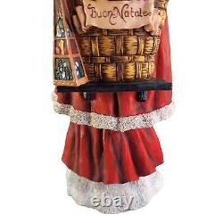 Pipka Santa Claus Babbo Natale The Italian Santa Figure Tall Nativity Box READ