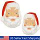 Plastic Blow Mold Santa Claus Face For Christmas Lighted Hanging Decoration