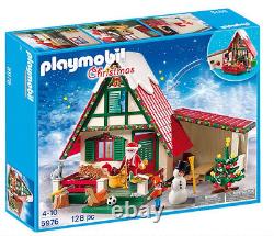 Playmobil Christmas Set 5976 Santa Claus House Workshop Gift 128pc Boxed New