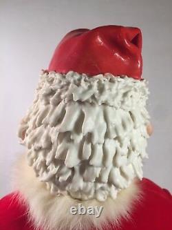 Porcelain DISPLAY doll MR. MISTLETOE SANTA withPORCELAIN HAIR/BEARD, FAITH WICK