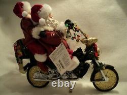 Possible Dreams CHRISTMAS CHOPPER Santa & Mrs. Claus On Motorcycle NEW