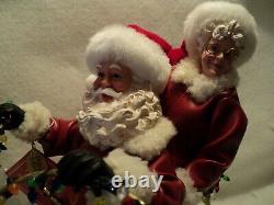 Possible Dreams CHRISTMAS CHOPPER Santa & Mrs. Claus On Motorcycle NEW