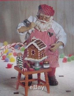 Possible Dreams Clothtique Gingerbread Architect House Santa Claus Christmas