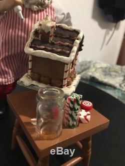Possible Dreams Clothtique Gingerbread Architect House Santa Claus Christmas