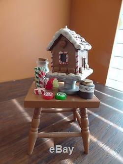 Possible Dreams Clothtique Gingerbread Architect House Santa Claus Christmas