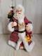 Possible Dreams Plaid Tidings Rare Clothtique Lantern Santa Claus Toy Sack Xmas