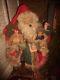 Primitive Santa Claus Doll, Raggedy Ann Doll, German Sheep, Handmade One Of A Kind