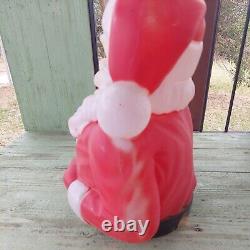 RARE 1970 Empire Plastics Corp Santa In Sleigh Upper Body Light Up Blow Mold