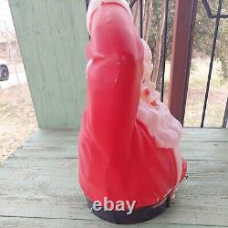 RARE 1970 Empire Plastics Corp Santa In Sleigh Upper Body Light Up Blow Mold