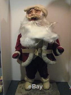RARE 31 VINTAGE MECHANICAL Harold Gale Santa Claus Christmas Store Display