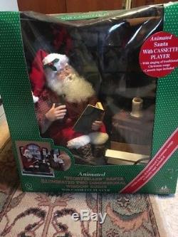 Rare! Animated Storyteller Santa Claus Radio Cassette Player Holiday ...