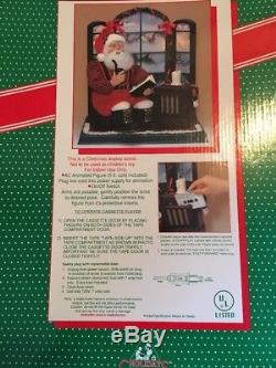 Rare! Animated Storyteller Santa Claus Radio Cassette Player Holiday ...