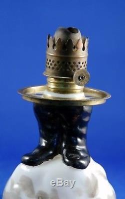 RARE Antique SANTA CLAUS Miniature Oil Lamp, S1-VII