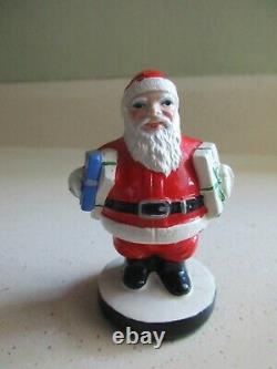 RARE Antique Santa Figure- Pre- War England- Hand-Painted- EXCEPTIONAL