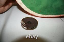 RARE HTF Vintage Ceramic Christmas Tree Santa Claus Elf House Snow Lighted Organ