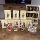 Rare Lot Of 15 International Santa Claus Figures With Boxes + Ornaments + Musical