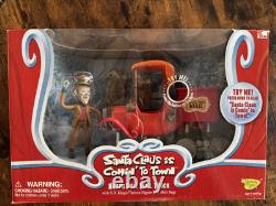 RARE Santa Claus Is Comin To Town North Pole Mail Truck & SD Kluger Figure VTG