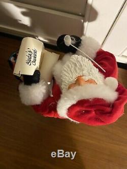 RARE Simpich Santa Claus With Toy Bag Early Figure From 1980