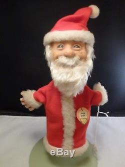 RARE VINTAGE STEIFF SANTA CLAUS HAND PUPPET With TAG CHRISTMAS GUMPS 12