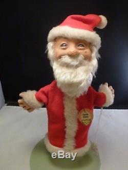 RARE VINTAGE STEIFF SANTA CLAUS HAND PUPPET With TAG CHRISTMAS GUMPS 12