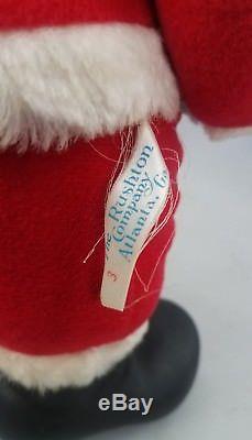 RARE Vintage The Rushton Company Coca Cola Santa Claus 18 Vintage Coke Rubber